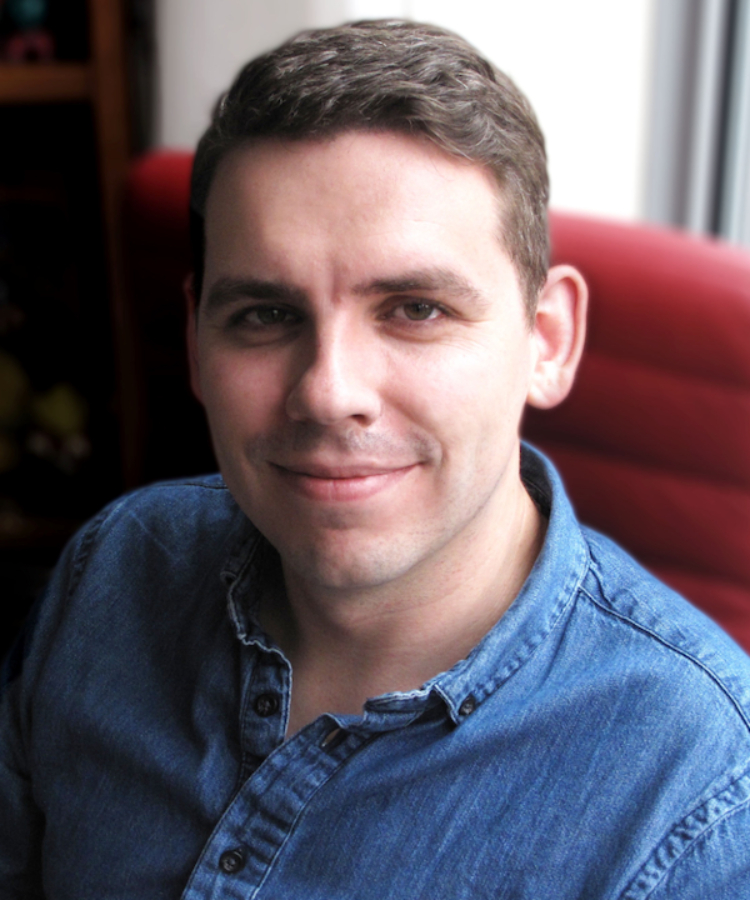 Author Max Brallier, creator of The Last Kids on Earth series, smiling in a professional headshot.